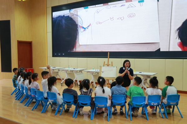 聚力幼小衔接，共育美好未来——海州湾幼教集团联合海州湾小学开展区幼小衔接专题研讨活动.JPG